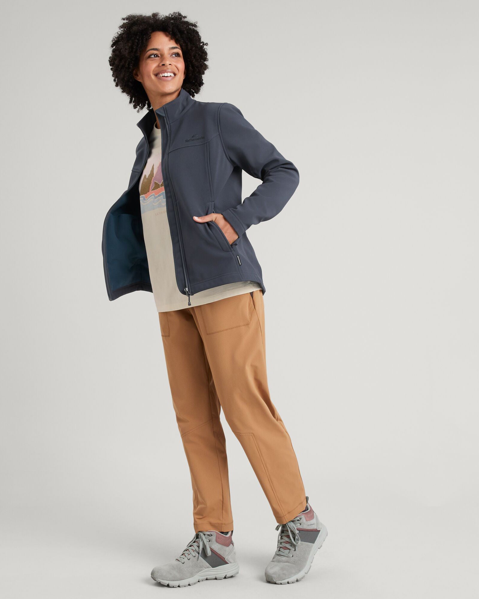 Women's Arbury Jacket - Lightweight Waterproof Windbreaker for Outdoor Activities, Hiking & Travel | Night Black
