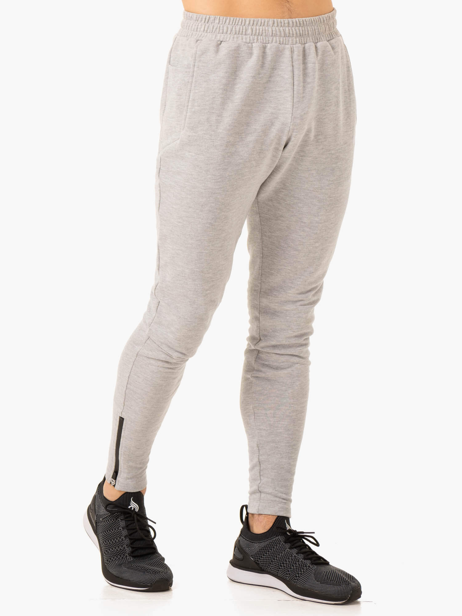 Pursuit Track Pants Light Grey Marl - Comfortable Athletic Joggers for Men & Women - Perfect for Running, Gym Workouts & Casual Wear
