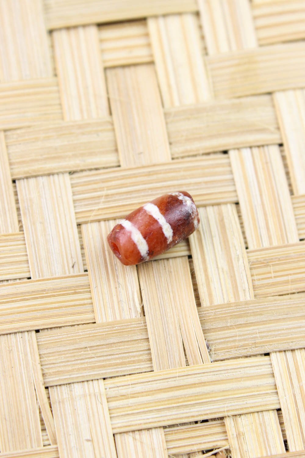 Exquisite 3-Line Etched Carnelian Bead Bracelet - Natural Gemstone Jewelry for Women - Perfect for Boho Chic, Meditation & Spiritual Healing