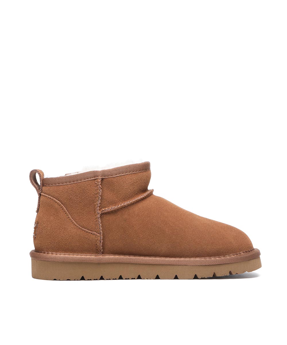 Men's UGG Classic Ultra Mini Boots - Genuine Sheepskin Winter Boots for Women & Men | Cozy & Comfortable for Cold Weather, Snow, and Indoor Use