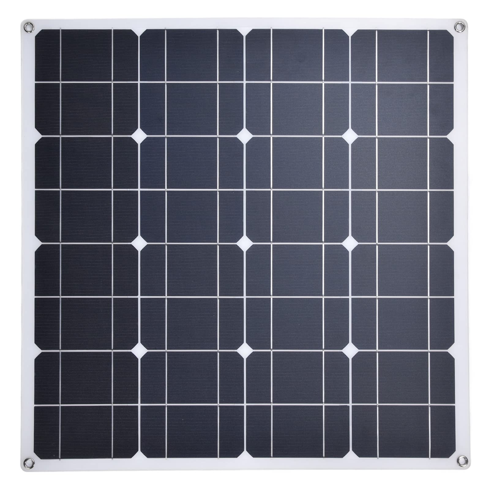 FTVOGUE 60W 5V Dual Output Portable Flexible Monocrystalline Solar Panel Charger - Waterproof Solar Charger for Phones, Tablets, Camping Lights | Perfect for Outdoor Camping, Hiking, RV Trips & Emergency Power Supply