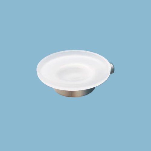 Rohl SY600-STN Satin Nickel Wall Mounted Soap Dish - Premium Bathroom Accessory Set for Modern Homes - Perfect for Showers, Vanities & Spa-Style Bathrooms