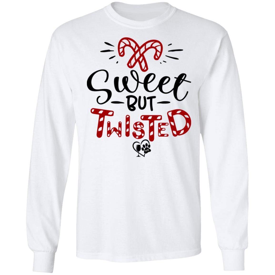 Sweet But Twisted Long Sleeve Ultra Cotton T-Shirt | WineyBitches.Co | Comfortable & Stylish Women's Top for Casual Wear, Parties & Gifts