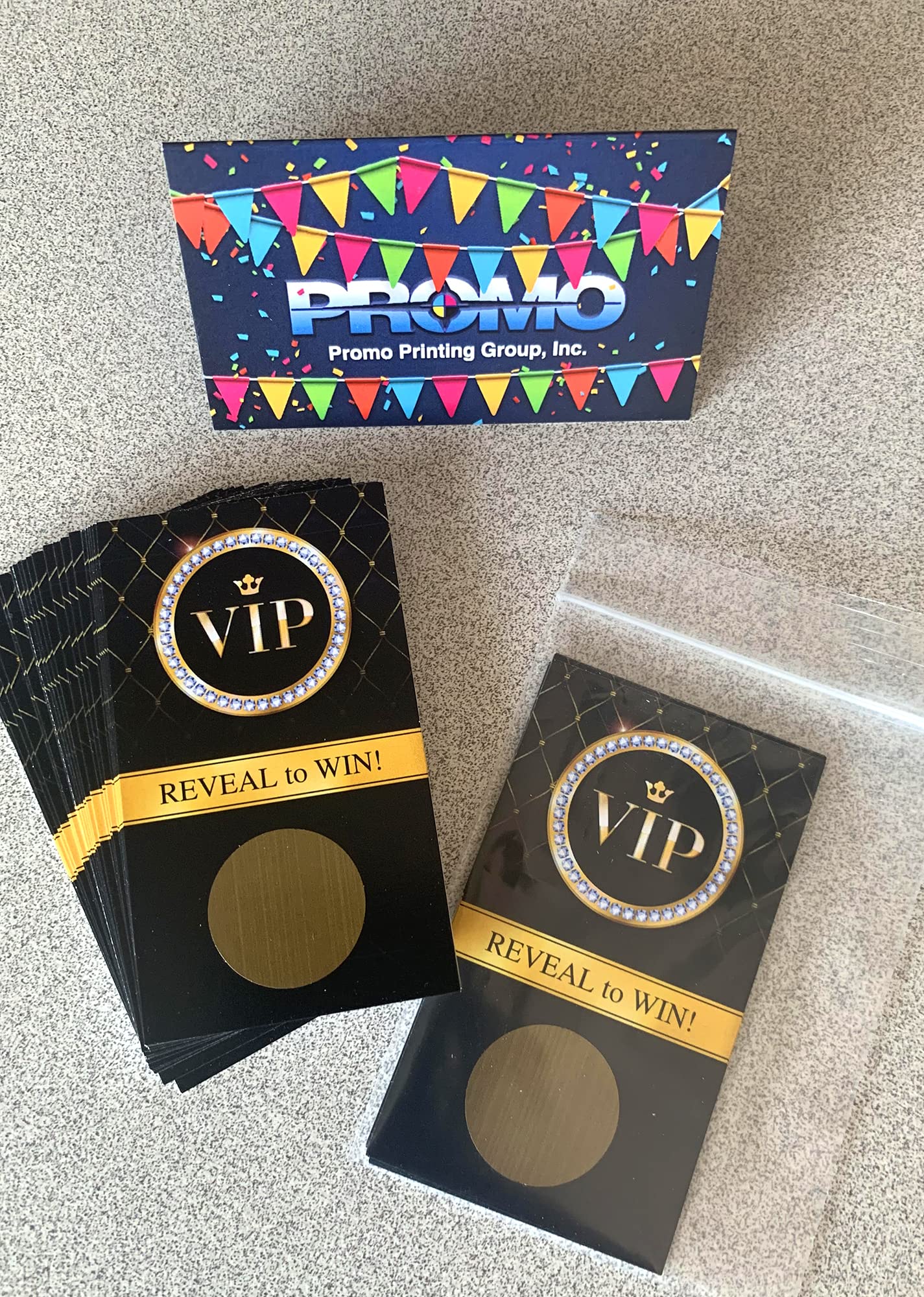 VIP Scratch Off Cards - Pack of 30 Premium Scratch Off Tickets for Parties, Events & Giveaways | Fun Game Night Activity & Raffle Prizes
