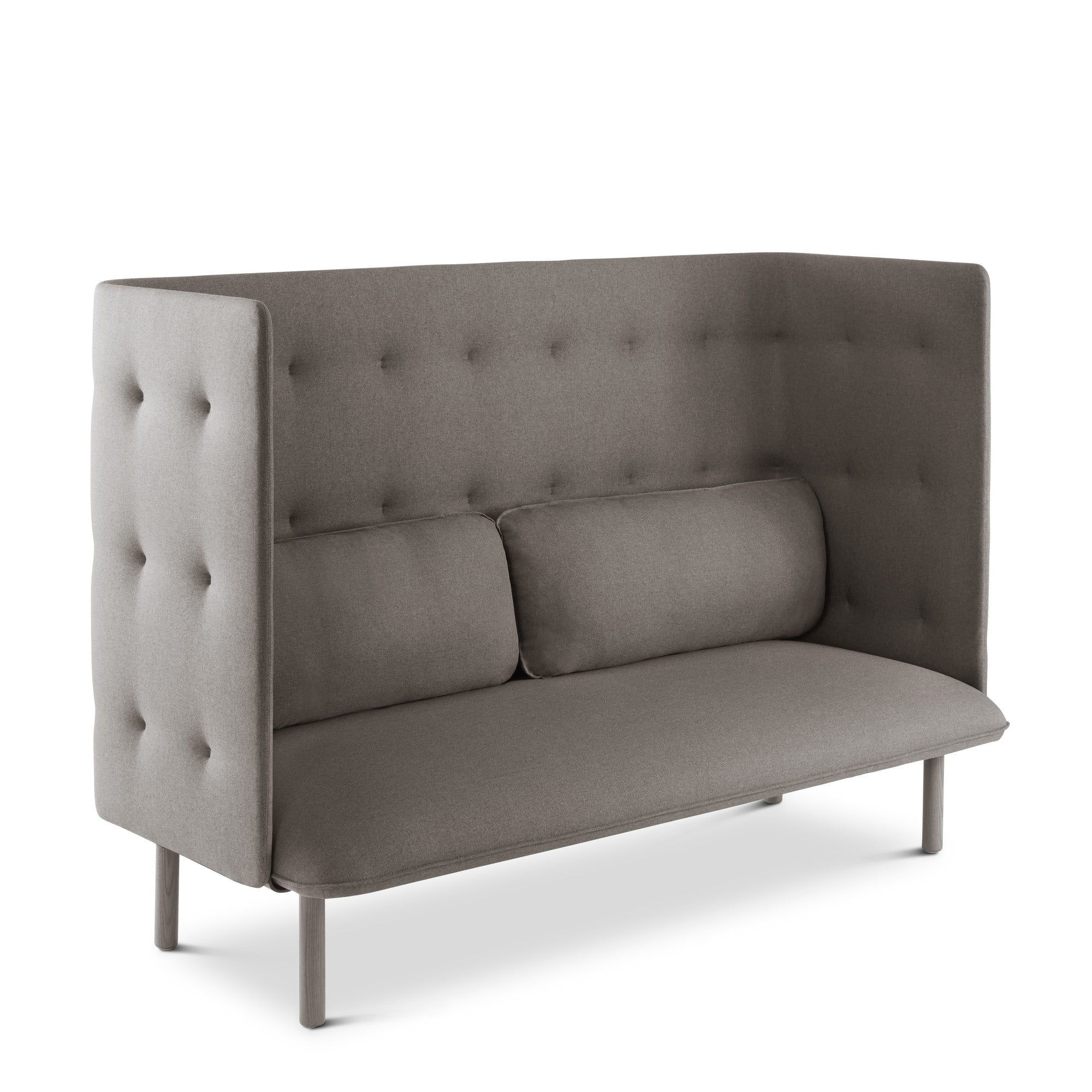 QT Privacy Lounge Sofa - Modern Comfortable Sectional Couch for Living Room, Bedroom, or Office - Perfect for Relaxing, Entertaining, and Small Space Living