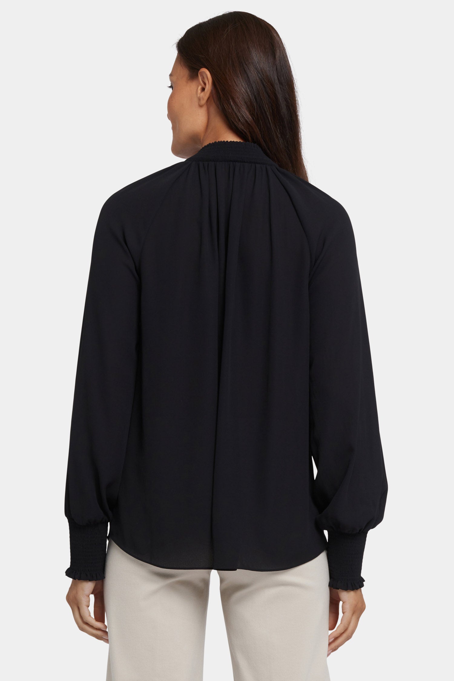 Gemma Blouse for Women - Elegant Black Tops - Perfect for Office Wear, Date Night & Casual Outfits