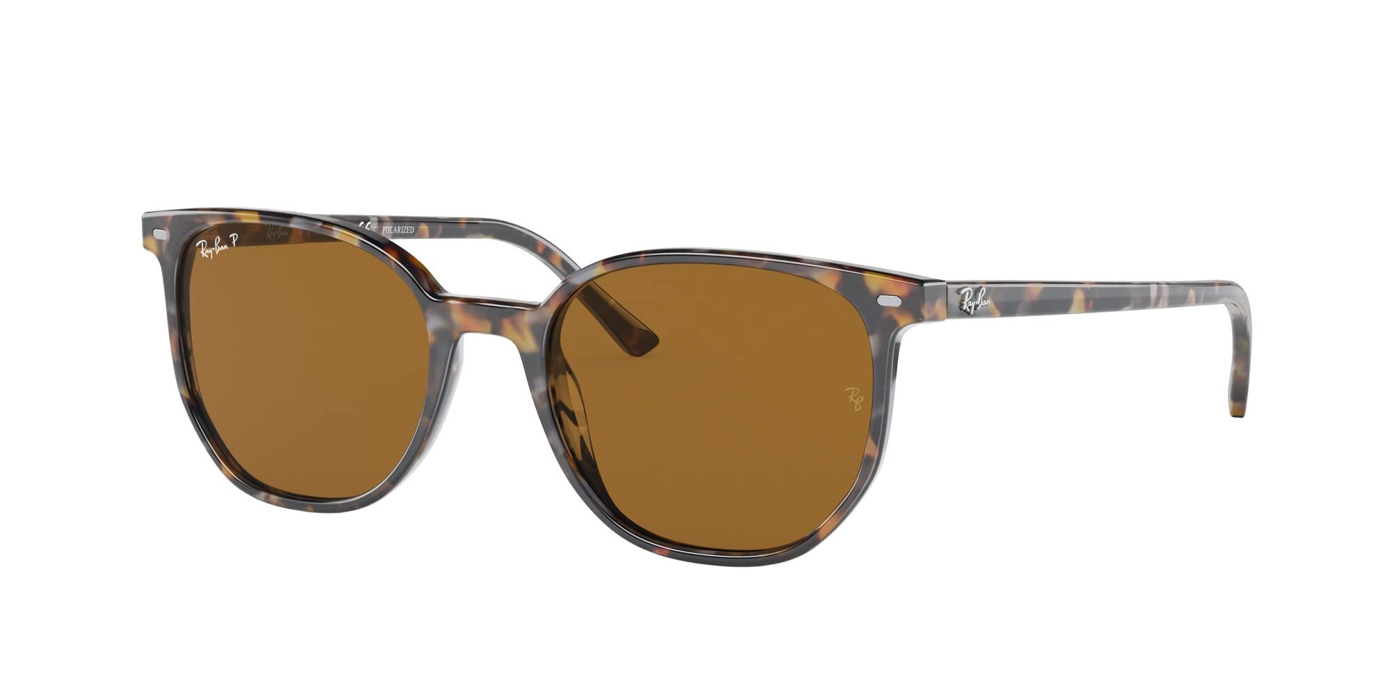 Ray-Ban RB2197F Elliot Low Bridge Fit Square Sunglasses for Men & Women – UV Protection, Classic Style – Perfect for Driving, Outdoor Activities & Fashion Accessories