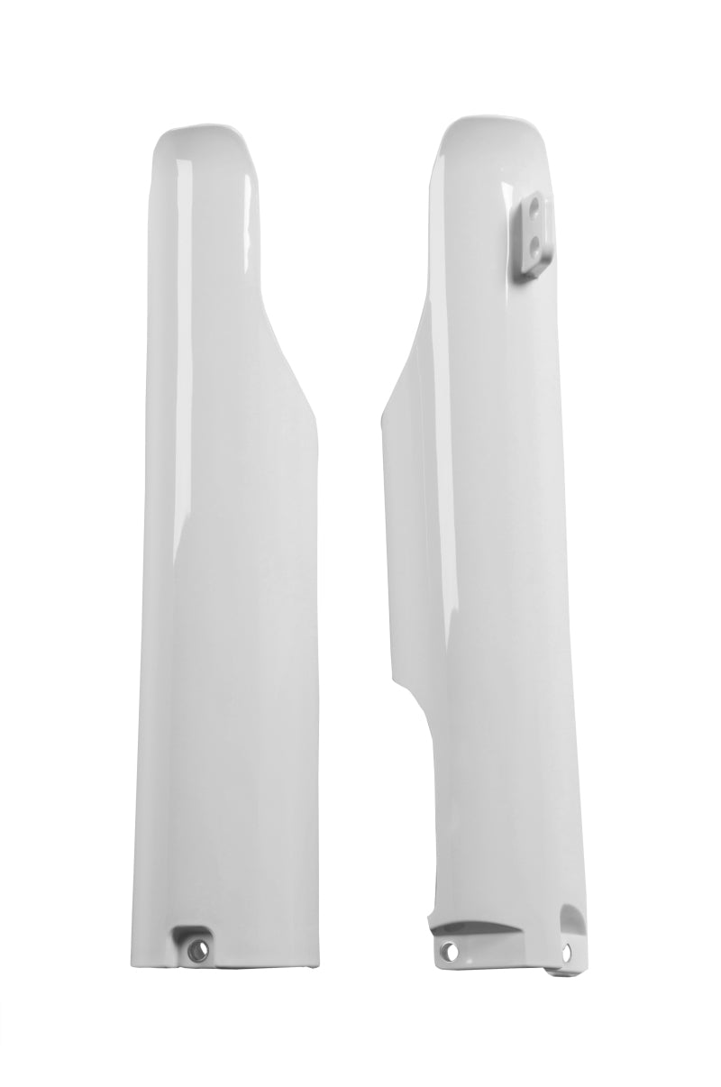 Acerbis Lower Fork Cover Set for 05-07 Yamaha YZ/YZF - White | Dirt Bike Fork Protectors for Off-Road & Motocross Riding