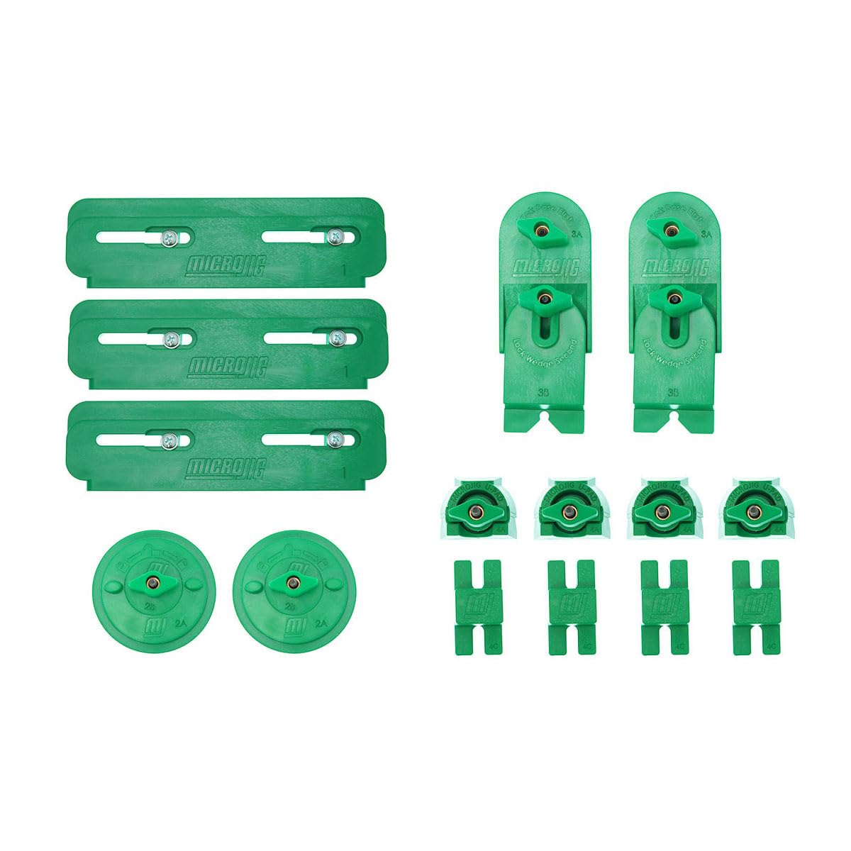 Micro Jig MatchFit CNC Clamping Kit - One-Hand Operation for Woodworking & DIY Projects | Perfect for Router Tables, CNC Machines & Workshop Precision Work