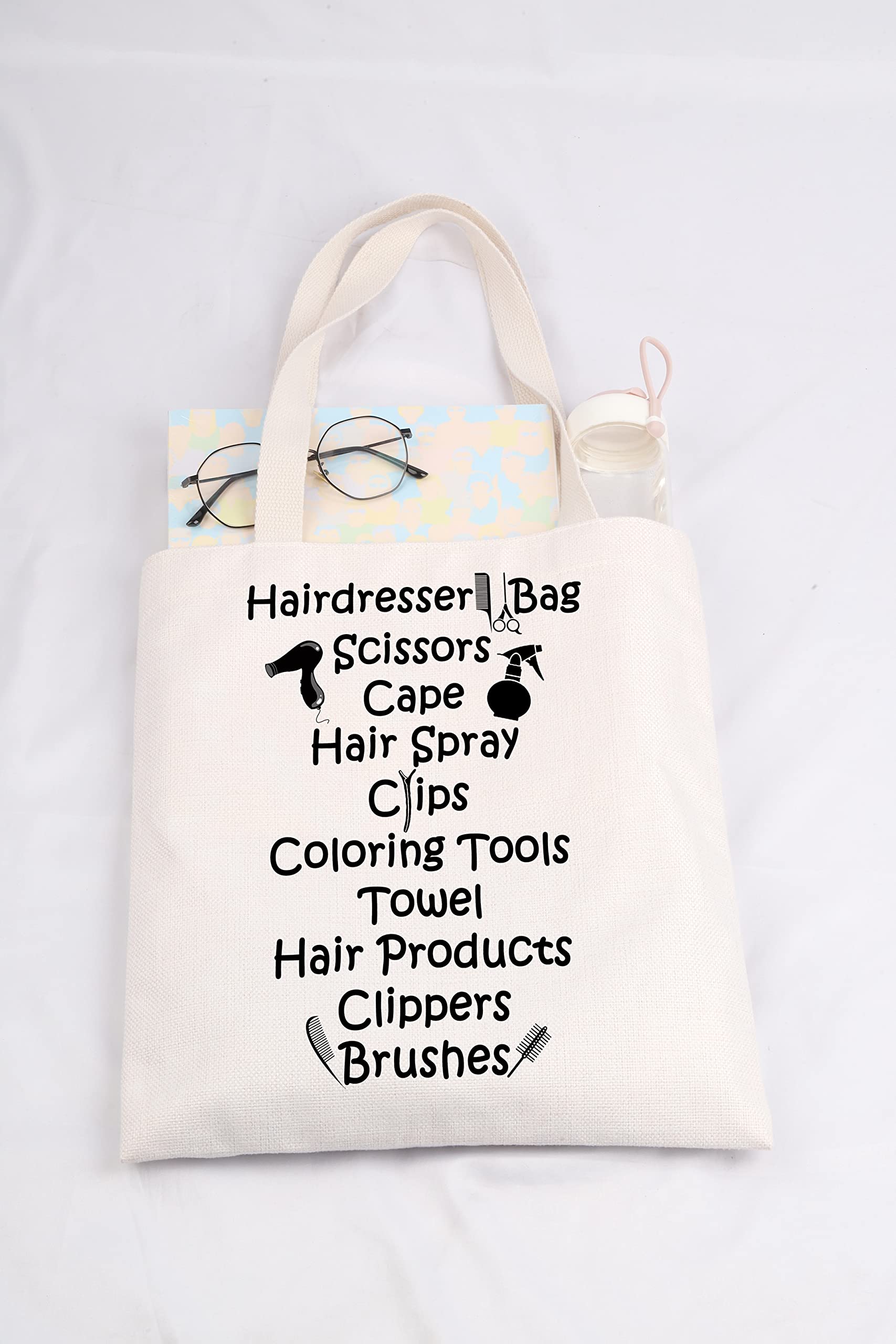 Professional Hair Stylist Tote Bag for Cosmetologists - Large Capacity Work & Travel Organizer - Perfect Gift for Hairdresser Graduation, Salon Shopping & Grocery Use - Durable Cosmetology Utility Bag for Styling Tools & Essentials