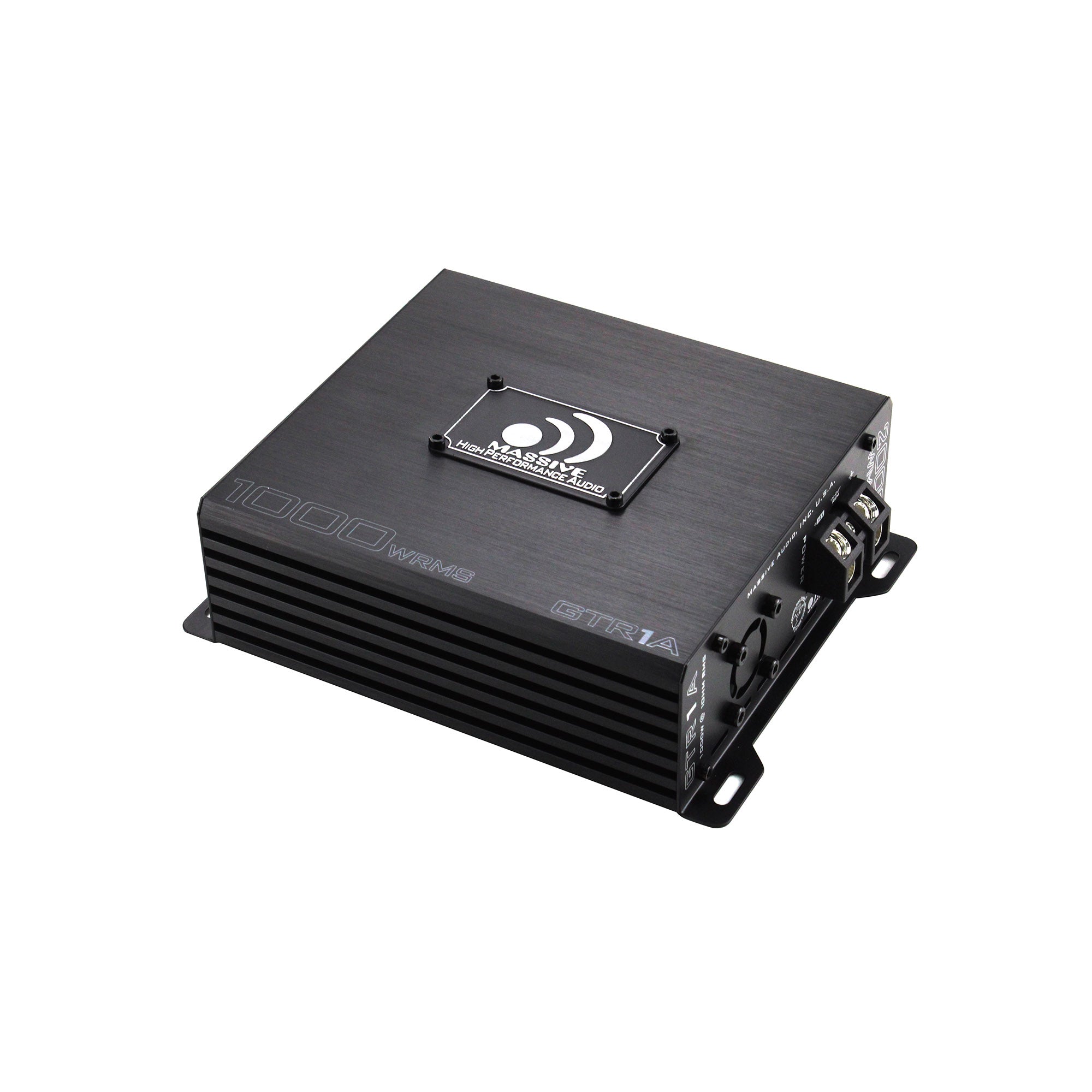 GTR1A 1060 Watt RMS @ 1 Ohm Mono Block GT Series Full Range Car Amplifier with Bass Remote - Powerful Audio Upgrade for Trucks, SUVs and Custom Car Stereo Systems