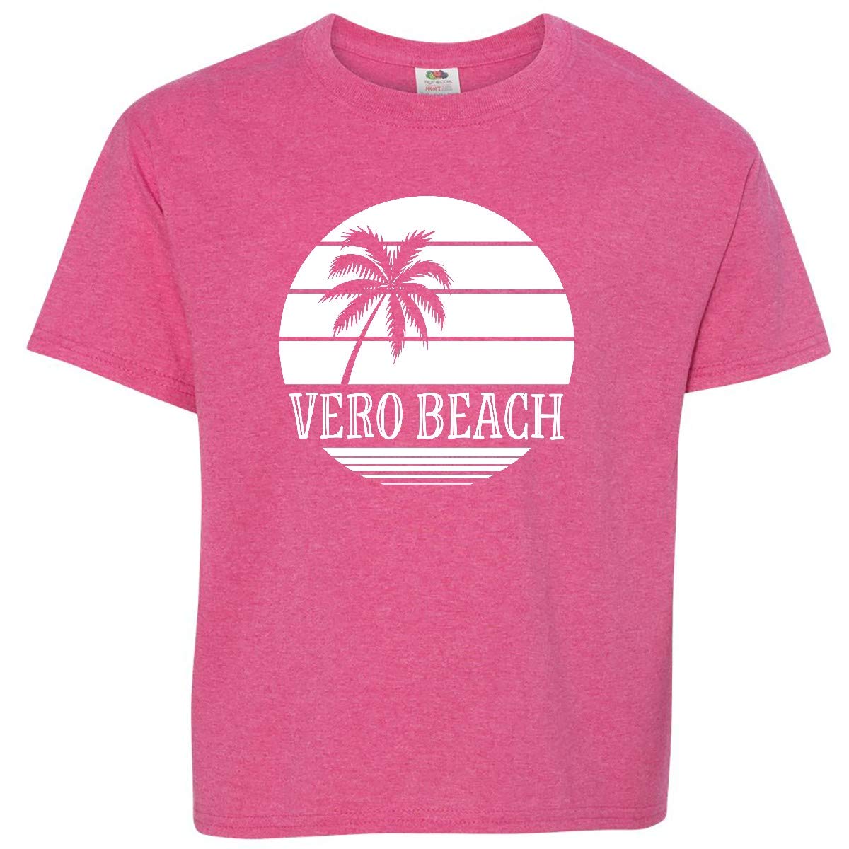 Inktastic Vero Beach Florida Vacation Youth T-Shirt - Comfortable Kids Travel Tee for Beach Trips & Family Holidays