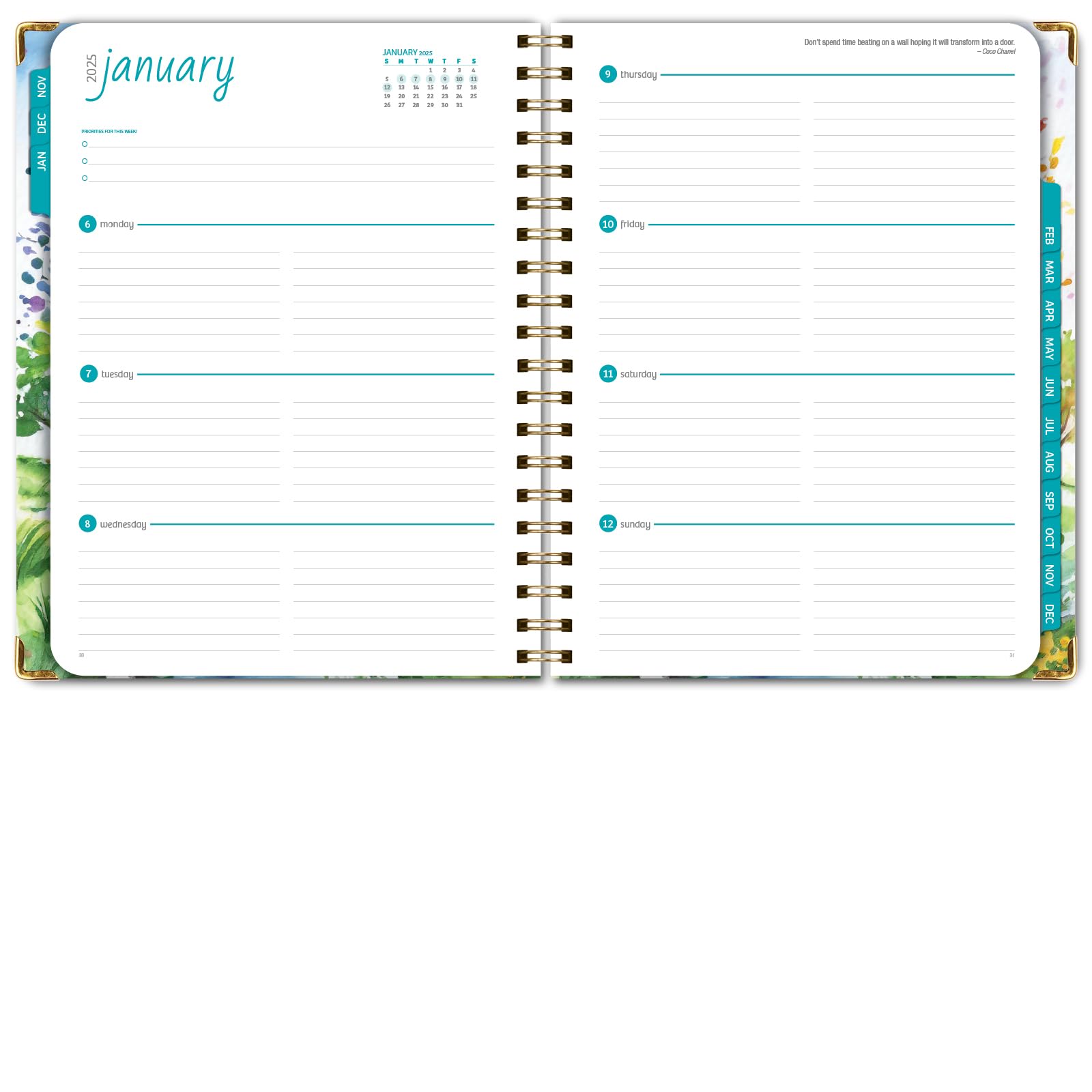 2025 Hardcover Planner 8.5