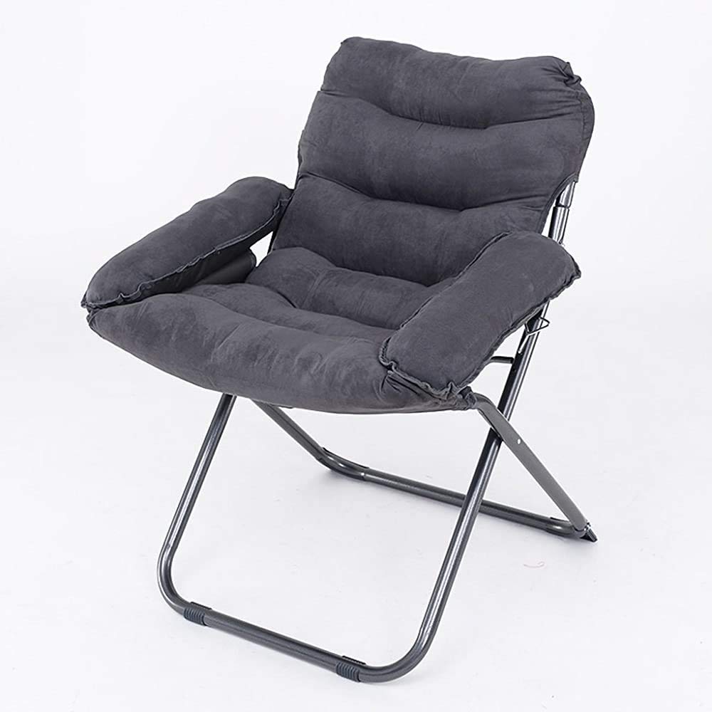 Portable Folding Chair with Backrest - Lightweight & Compact for Outdoor, Camping, Beach, Picnic, and Office Break Use - Sunset Design Comfortable Lounge Chair for Relaxing