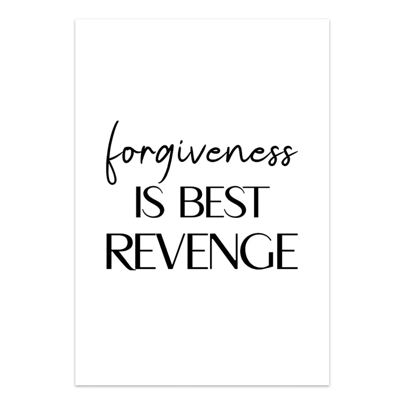 Inspirational Quotes Wall Art - Modern Cursive Verse Canvas Paintings & Posters for Home Office Decor | Nordic Style Motivational Wall Decor for Living Room, Bedroom & Workspace