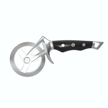 Dalstrong Orbit Razor Pizza Wheel & Cutter - Premium Stainless Steel Pizza Cutter with Ergonomic Handle for Perfect Slices - Ideal for Home Kitchens, Pizzerias, and Professional Chefs