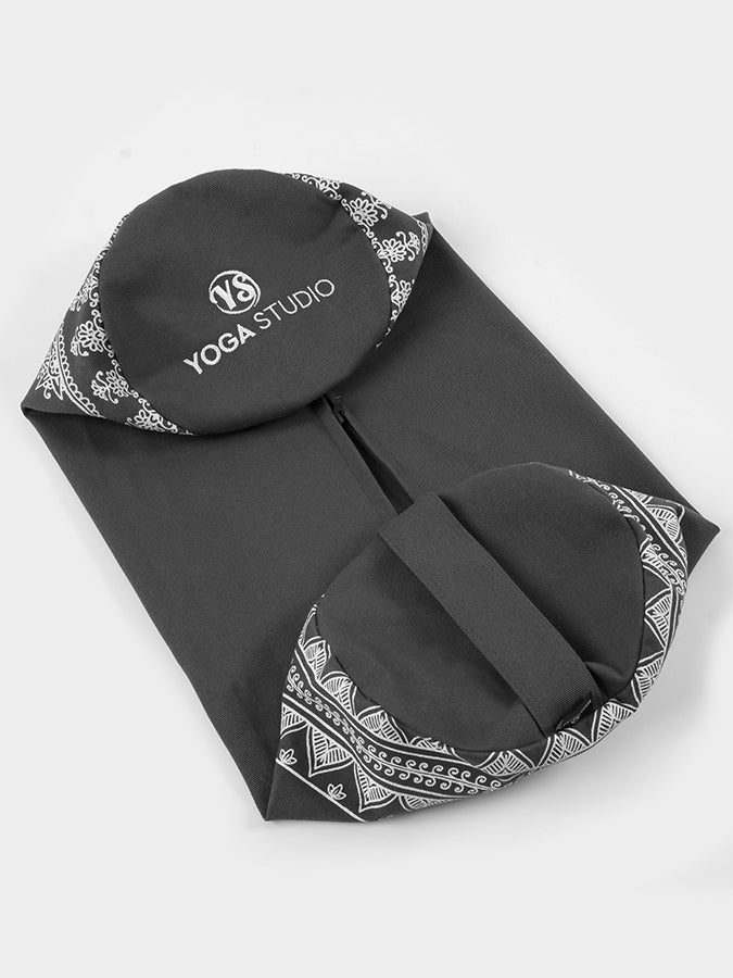 GOTS Certified Organic Cotton Yoga Bolster Cover - Eco-Friendly Replacement for Yoga Studio & Home Practice - Perfect for Meditation, Restorative Yoga & Relaxation