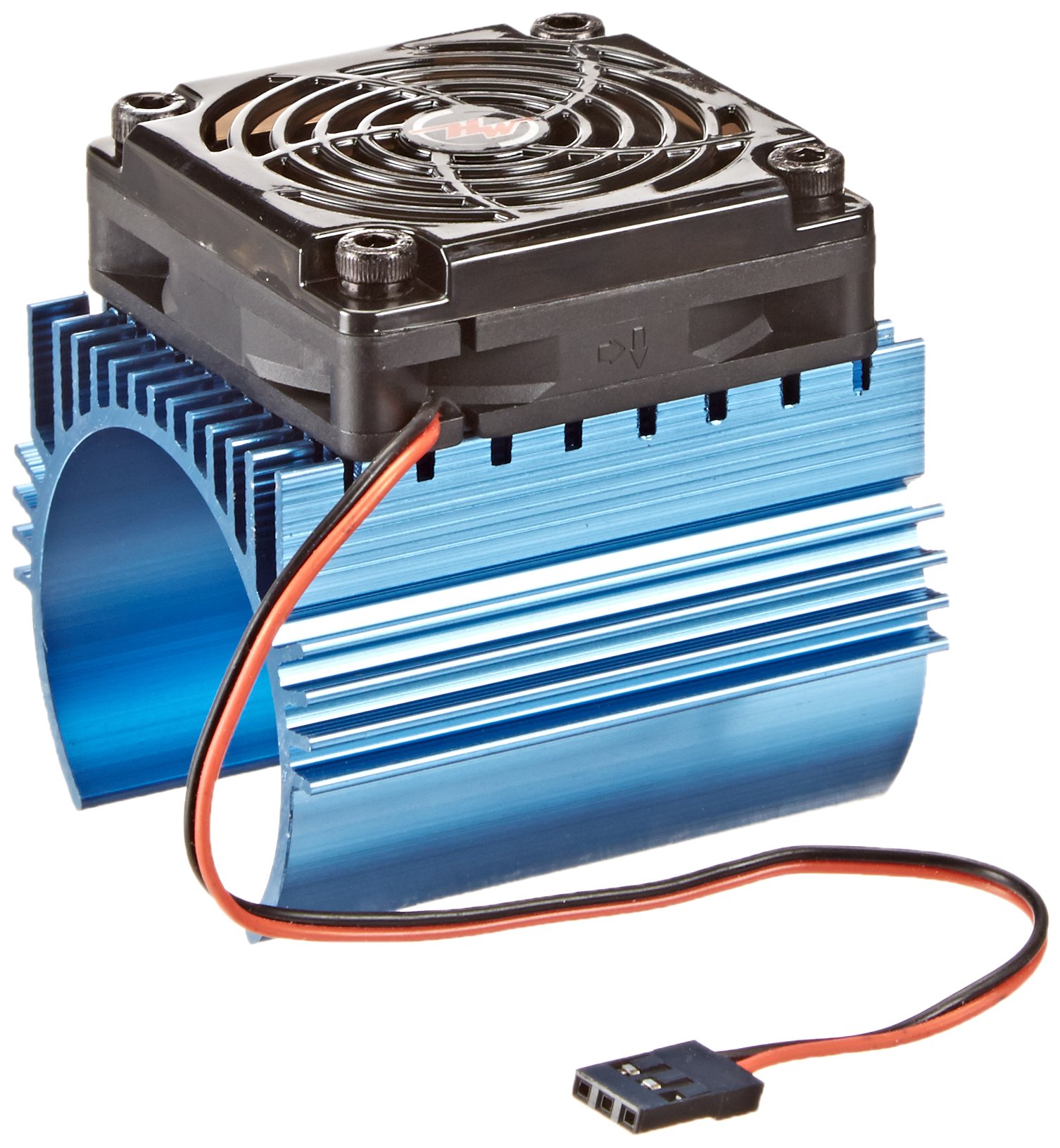 HobbyWing High Performance Cooling Fan with Aluminum Heat Sink Combo for RC Cars & Drones - Perfect for Racing, Off-Road & FPV Flying