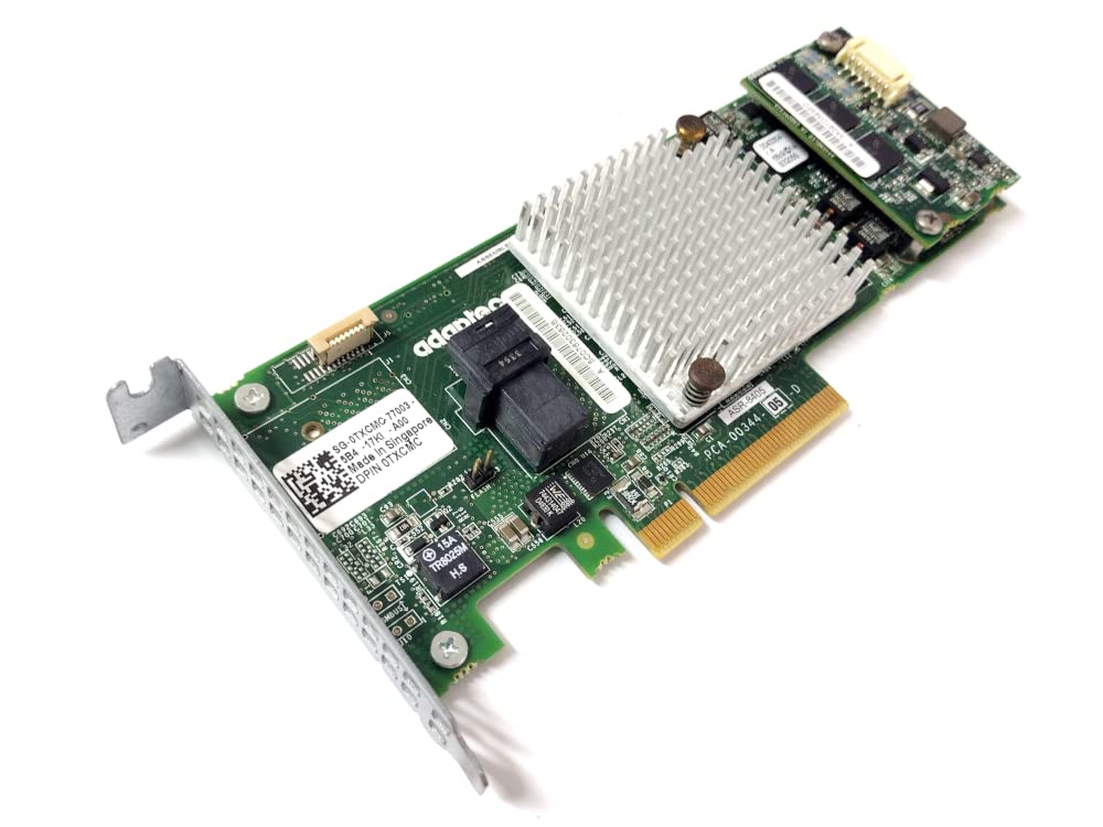 Adaptec 2277600-R RAID 8405 12Gb/s PCIe SAS/SATA Controller Card - Low Profile MD2 Adapter for Server & Workstation Storage Expansion (Brown Box) - Ideal for Data Centers, Enterprise Storage & High-Performance Computing