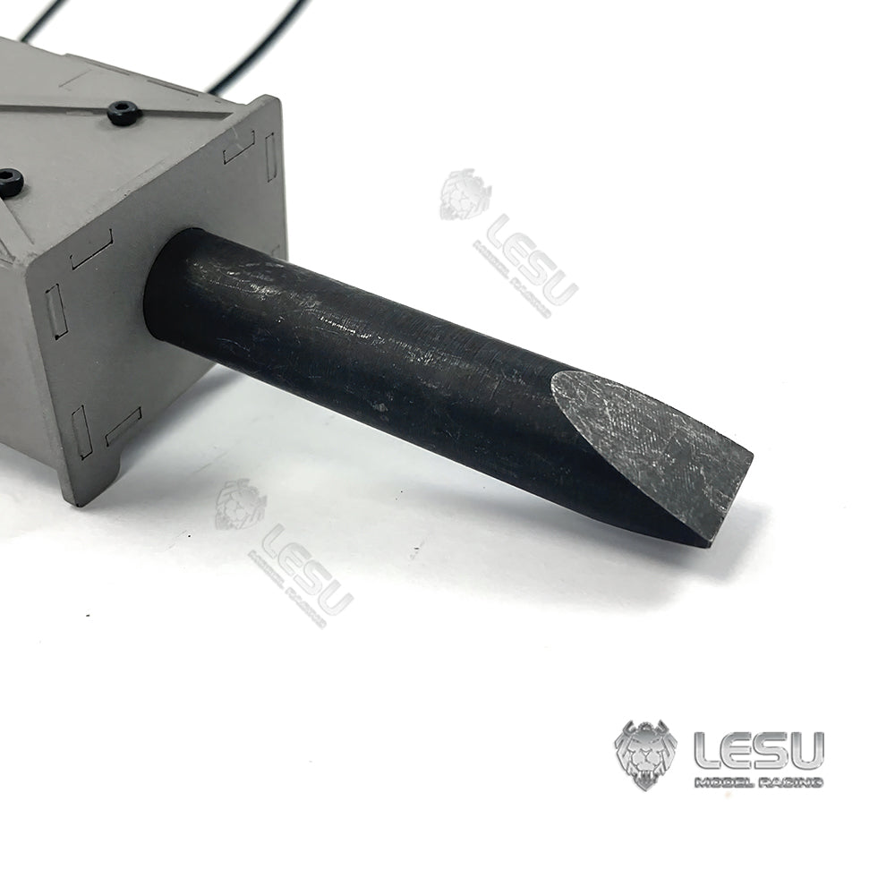 1/14 Scale Hydraulic Metal Hammer Quick Release Coupler for LESU RC Excavator B0001 374F - Unassembled DIY Parts - Perfect for RC Construction Model Building & Repair Scenes
