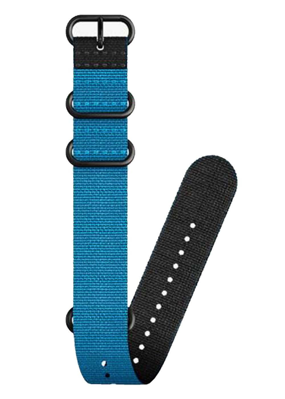 Suunto D5 Zulu Textile Scuba Diving Watch Strap (Large) - Blue/Black | Comfortable & Durable for Professional Divers & Water Sports Enthusiasts