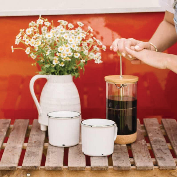 GROSCHE Melbourne French Press Coffee Maker - 34 oz Stainless Steel Insulated Coffee Press for Hot & Cold Brew - Perfect for Home, Office, Camping & Travel Use