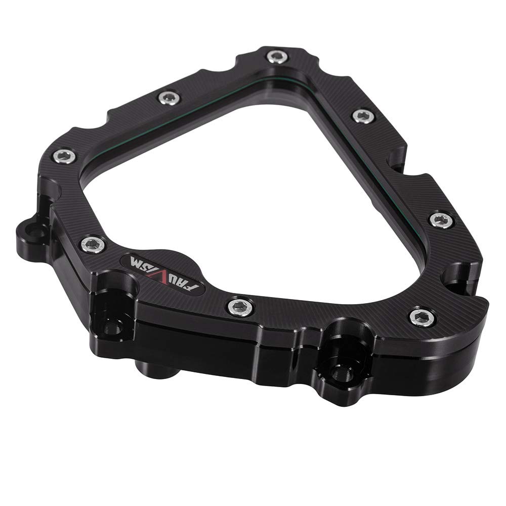 Aluminum Motorcycle Pulse/Timing Cover - Right Engine Case Accessory for Yamaha MT09 FZ09 FJ09 XSR900 Tracer900 GT Niken (2014-2020) - Black - High Performance Upgrade for Engine Protection & Custom Look | Perfect for Street Riding, Touring & Performance Modifications