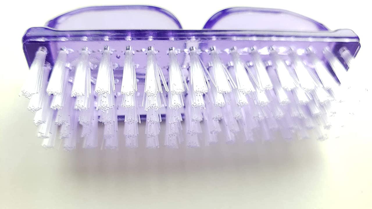 Belicia Handle Nail Brush - Professional Fingernail Cleaner & Hand Scrub Tool for Manicure, Pedicure & Hygiene - Perfect for Salon, Spa & Home Use