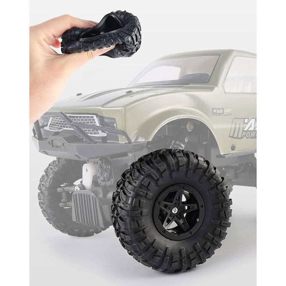 2.4Ghz Wireless Remote Control Monster Truck - All Terrain 4WD Off-Road RC Rock Crawler Toy for Boys Ages 8+ | Durable RC Car for Outdoor Play, Backyard Racing & Birthday Gifts for Kids