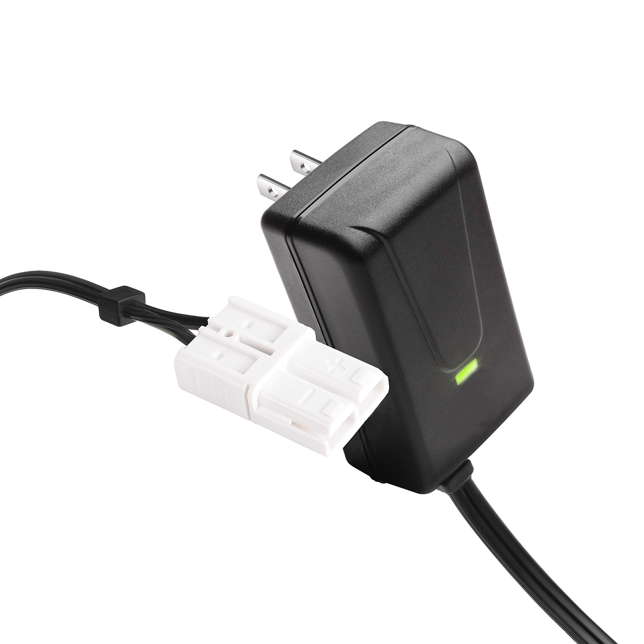 12V Rollplay Battery Charger - 12 Volt Replacement Charger for Roll Play Chevy Colorado, GMC Sierra & Mercedes Coupe Kids Ride-On Cars - Perfect for Home, Backyard & Outdoor Playtime