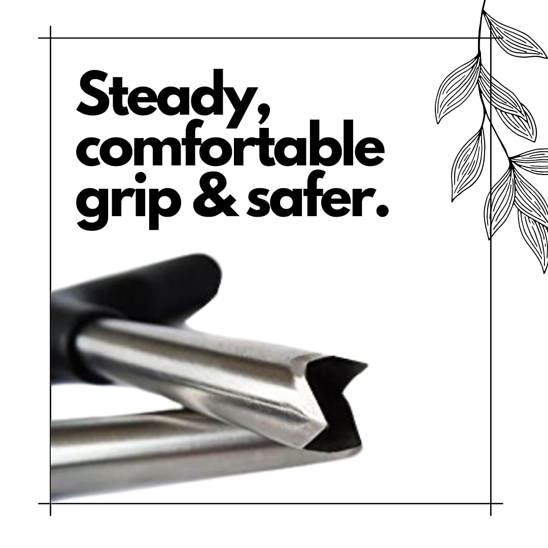 Premium Stainless Steel Coconut Opener Tool - Easy Straw Hole Maker & Cutter for Fresh Coconuts | Food Grade Safe | Perfect for Beach Parties, Tropical Drinks & Home Kitchen Use