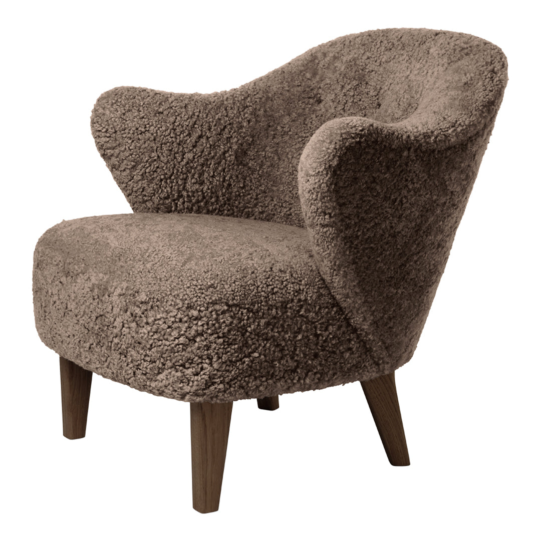 Ingeborg Lounge Chair with Premium Sheepskin Upholstery - Cozy & Stylish Accent Chair for Living Room, Bedroom, or Office