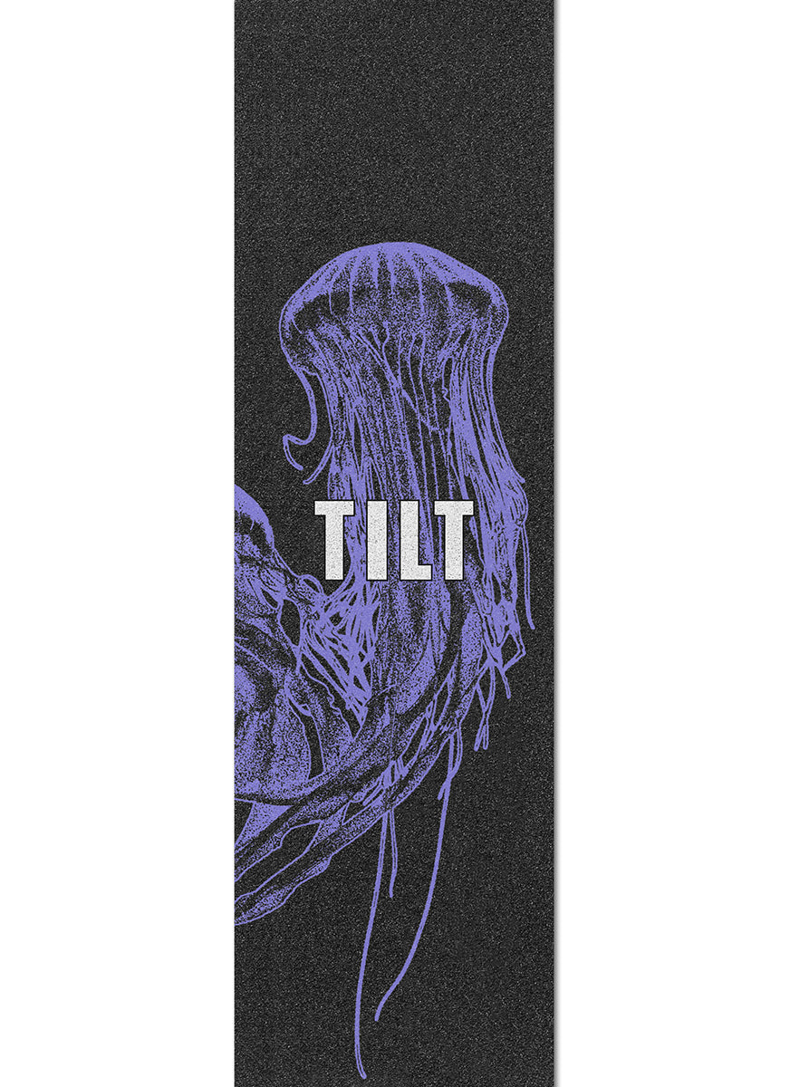 Non-Slip Grip Tape for Skateboards & Longboards - TiLT Jellies High Traction Adhesive Deck Tape - Perfect for Street Skating, Tricks & Board Control
