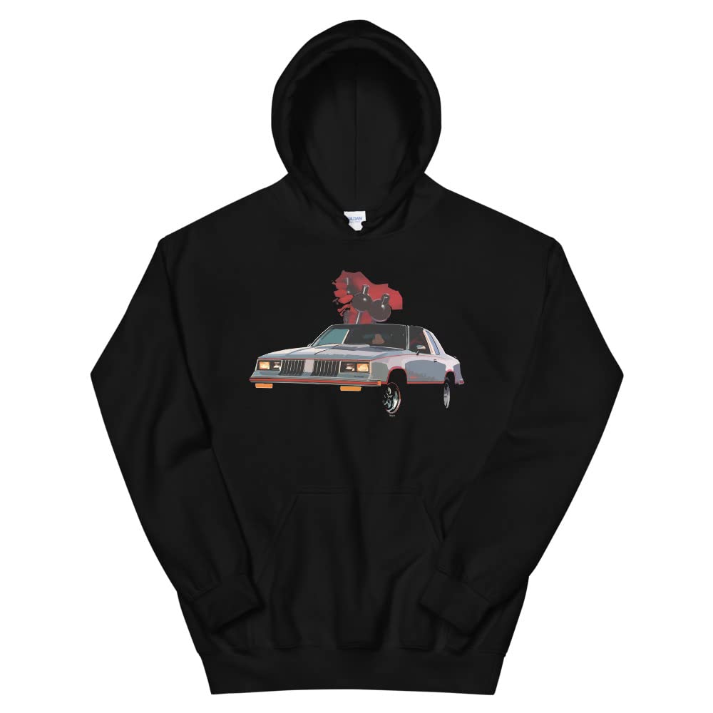 1984 Hurst/Olds Lightning Rod Shifter Classic Car Hoodie - Vintage Muscle Car Apparel for Men & Women - Perfect for Car Enthusiasts, Auto Shows & Casual Wear