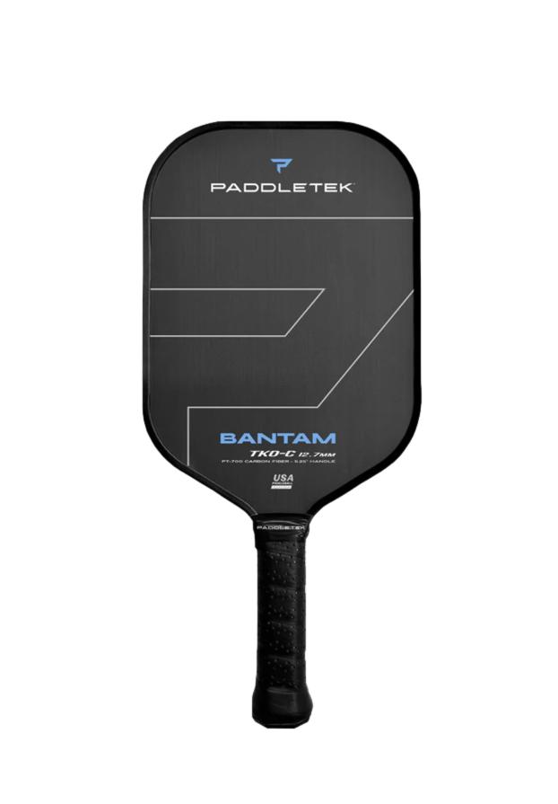 Paddletek Bantam TKO C 12.7 Pickleball Paddle - Lightweight Carbon Fiber Paddle for Competitive Play & Recreational Pickleball Games