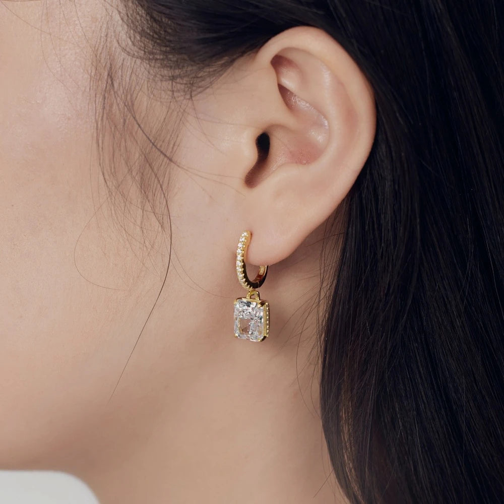 Exquisite Diamond Stud Earrings for Women - 14K White Gold Halo Earrings | Perfect for Weddings, Anniversaries & Special Occasions