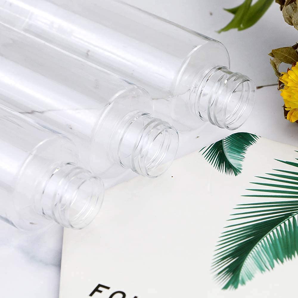 PHARCOS 100ml Twist Top Applicator Bottle - Refillable Transparent Plastic Bottle with Open/Close Nozzle for Hair Oil, Shampoo, DIY Hair Care & Scalp Treatments - Perfect for Direct Scalp Application & Hair Root Care (Pack of 1) - Great for Home Hair Treatments, Travel & Salon Use