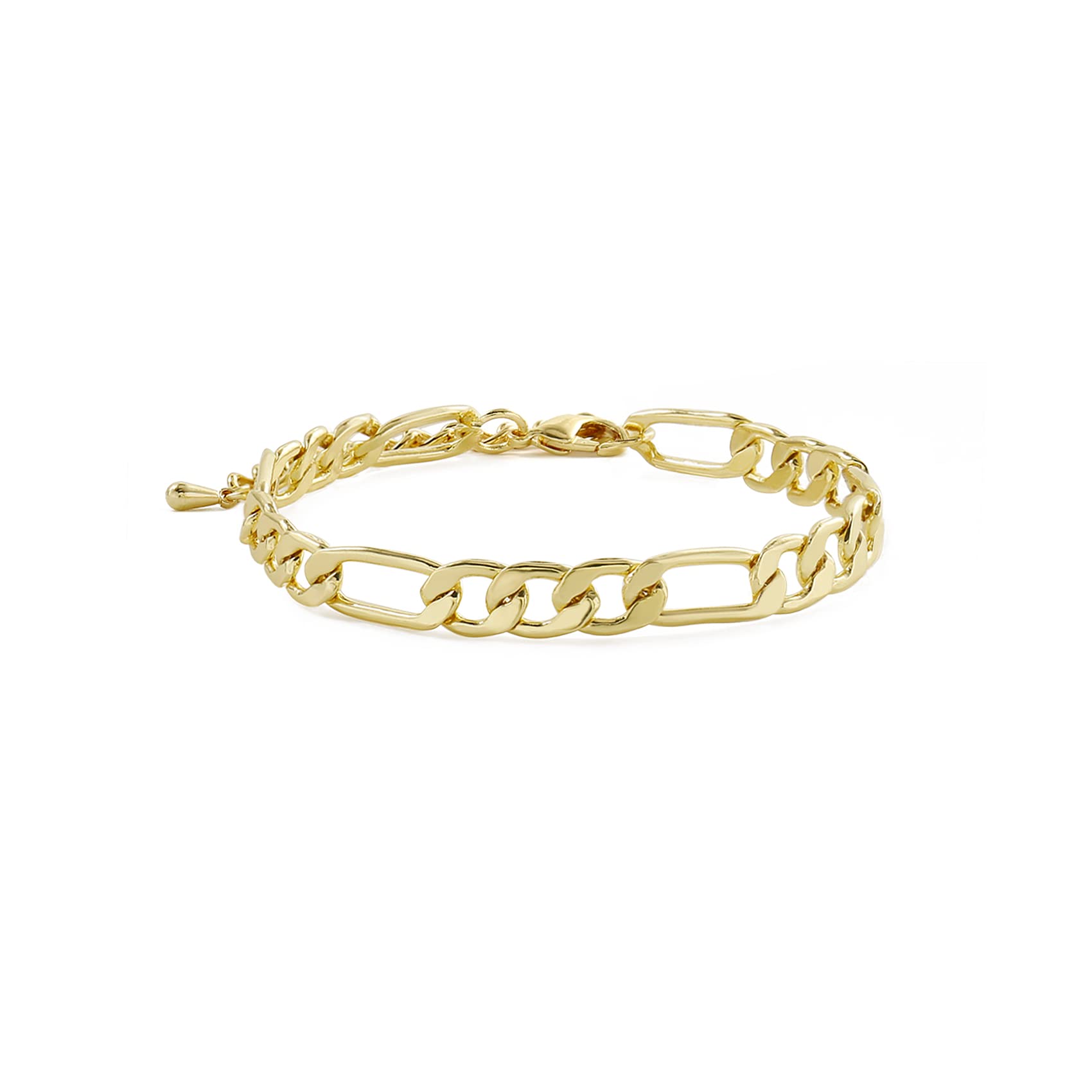 14K Gold Plated Dainty Link Beads Bracelet for Women - Adjustable Layered Fashion Jewelry Set, Handmade Gold Chain Bracelet for Girls | Perfect for Daily Wear, Parties & Gift Giving