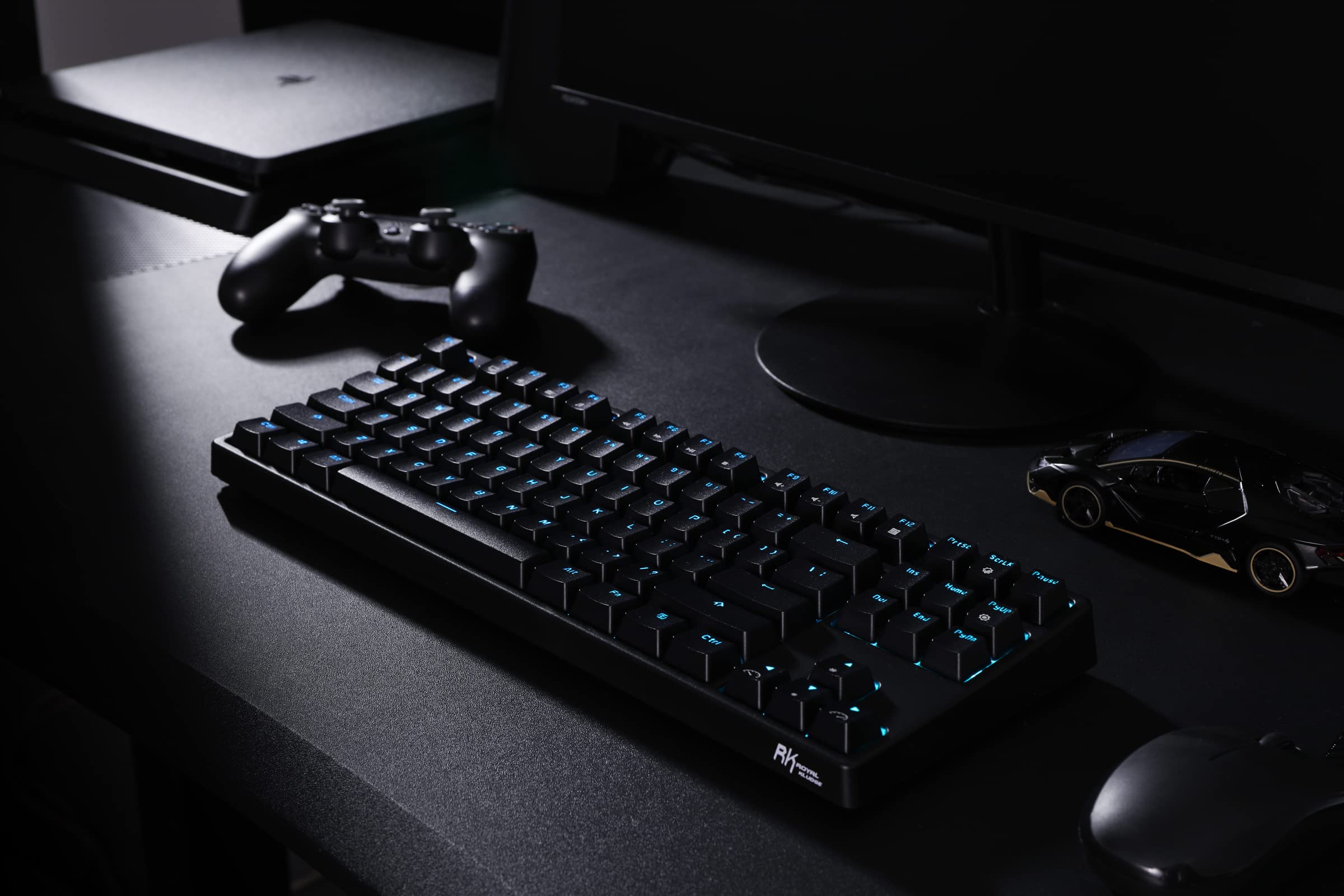 RK ROYAL KLUDGE RK87 Wireless Mechanical Gaming Keyboard - 87 Keys, RGB, Brown Switches for PC Gaming & Office Work