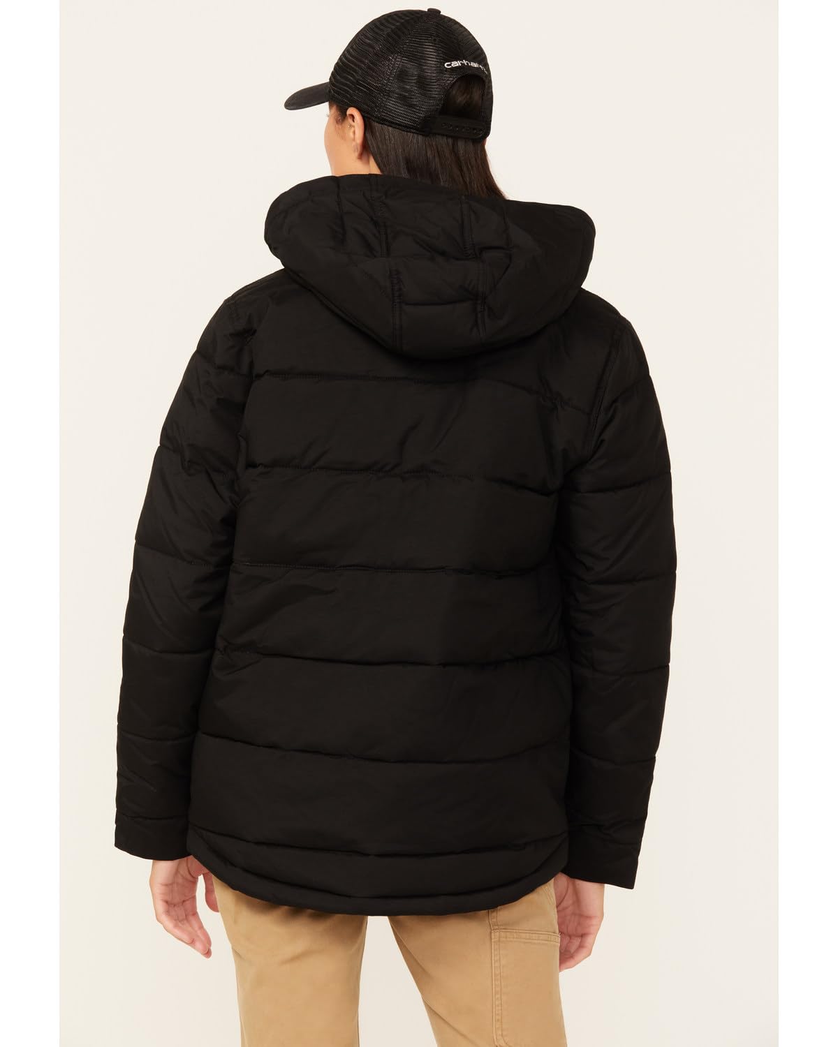 Carhartt Women's Montana Relaxed Fit Insulated Jacket - Waterproof Winter Coat for Outdoor Work & Hiking | Warm Fleece Lined Workwear for Cold Weather