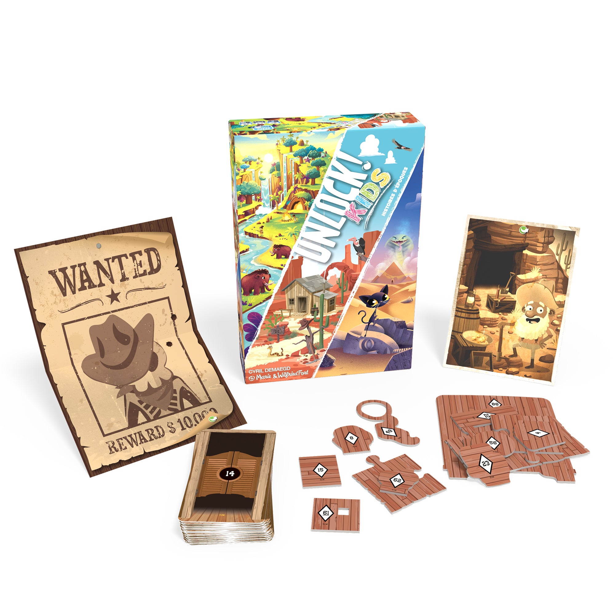 Unlock! Kids Stories from the Past - Fun Historical Adventure Game for Children | Family Game Night & Educational Learning Activity