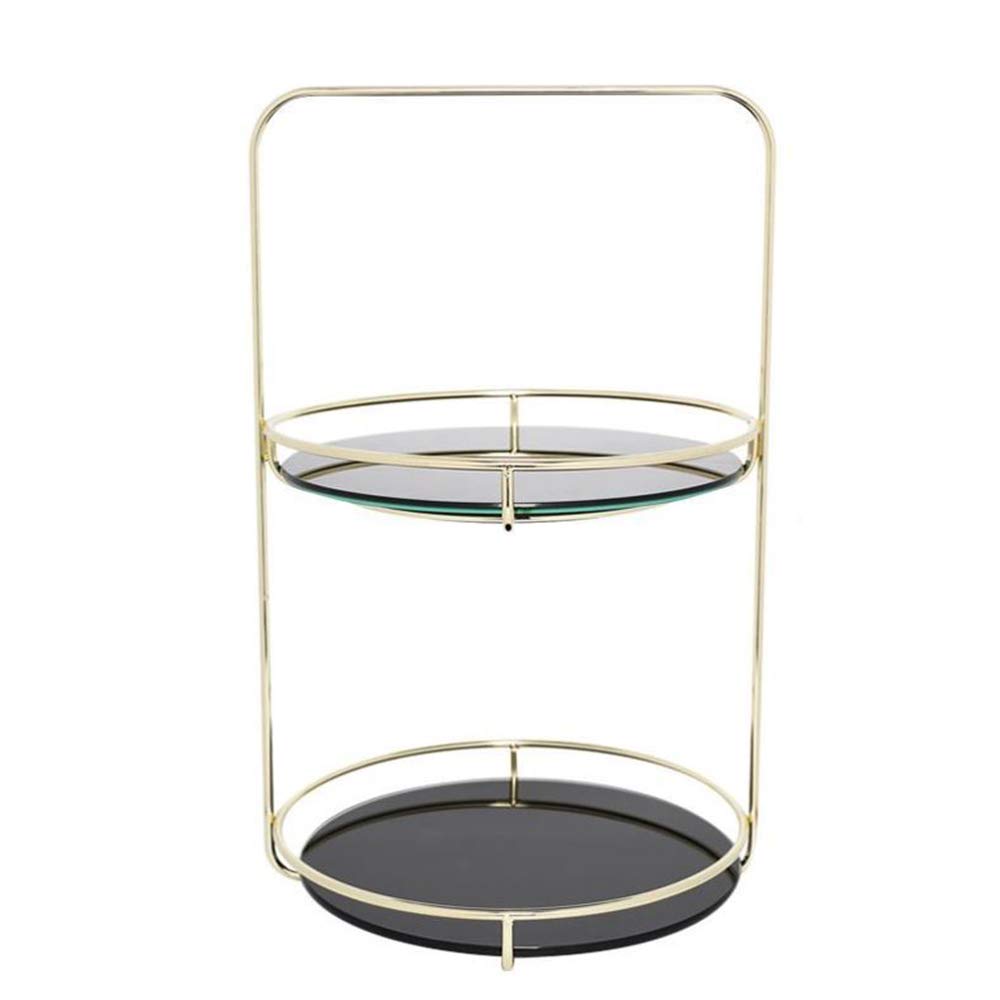 Rotating Spice Organizer Turntable - 2-Tier Lazy Susan for Kitchen, Refrigerator & Bathroom - Perfect for Spices, Condiments, Cosmetics & Small Items Storage - Space Saving Spinning Storage Tray for Pantry Organization
