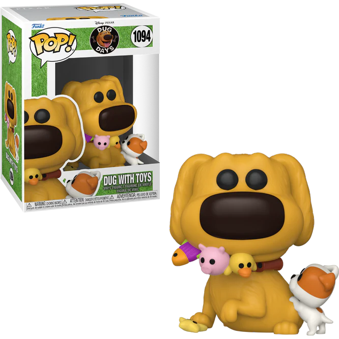 Funko Pop! Disney Pixar Dug Days #1094 - Collectible Vinyl Figure - Perfect for Disney Fans, Toy Collectors, and Home Decor