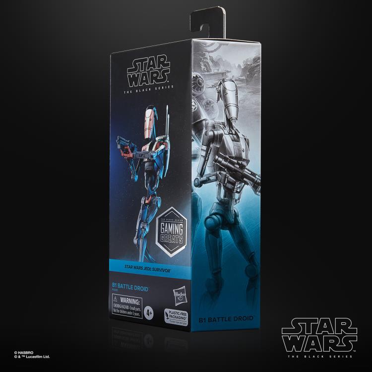 Star Wars The Black Series Gaming Greats B1 Battle Droid (Jedi Survivor) Exclusive Action Figure - Perfect for Collectors, Display, and Star Wars Gaming Enthusiasts
