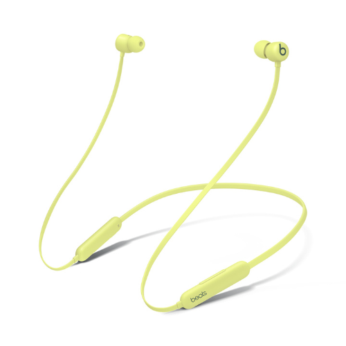 Beats Flex Wireless Bluetooth Earphones - Yuzu Yellow | Lightweight Neckband Design with Magnetic Earbuds | 12-Hour Battery Life | Perfect for Running, Gym & Commuting