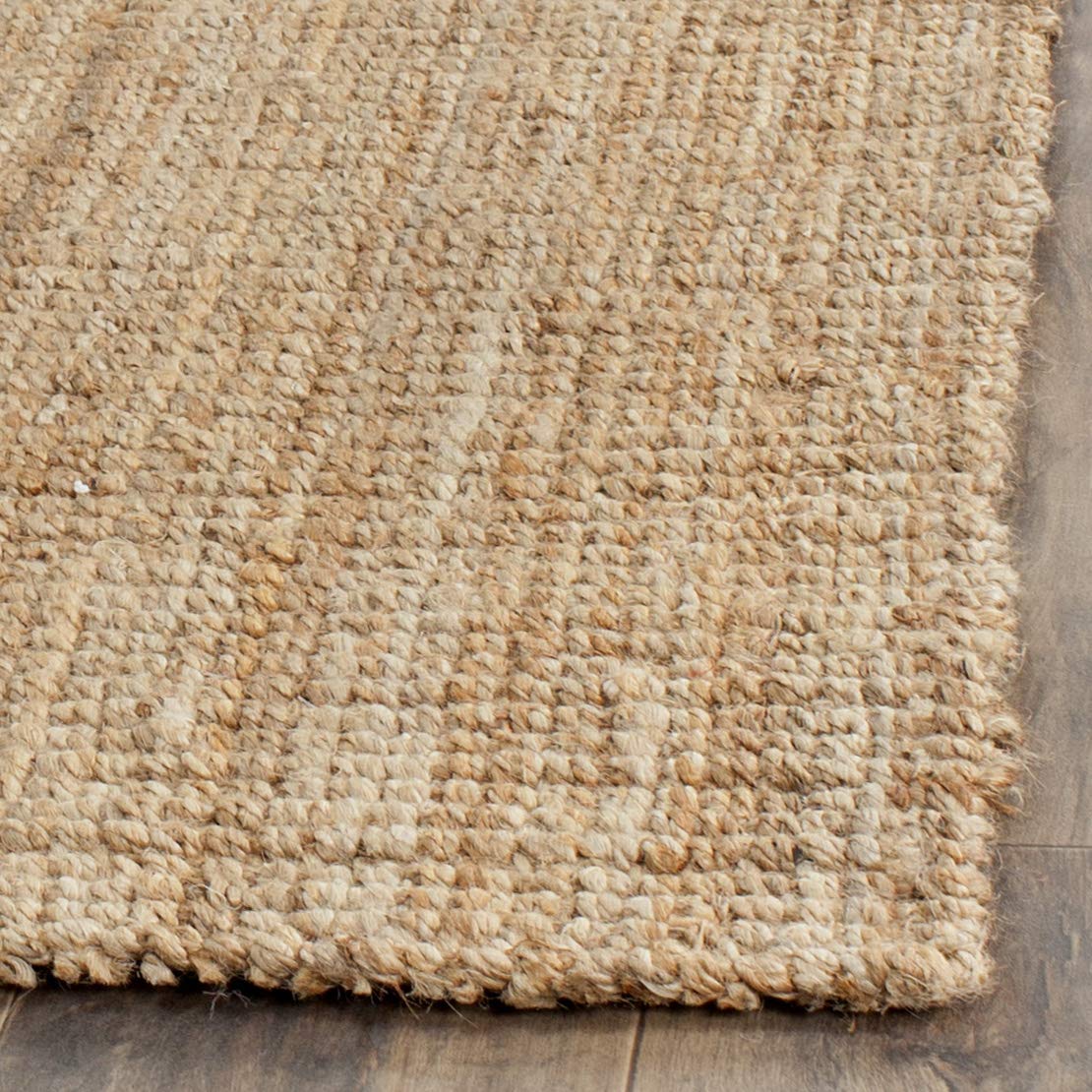 SAFAVIEH Handmade Natural Jute Area Rug 8' x 10' - Farmhouse Style, Durable & Eco-Friendly for High Traffic Areas - Perfect for Living Room, Bedroom, Dining Room & Home Office (NF730C)