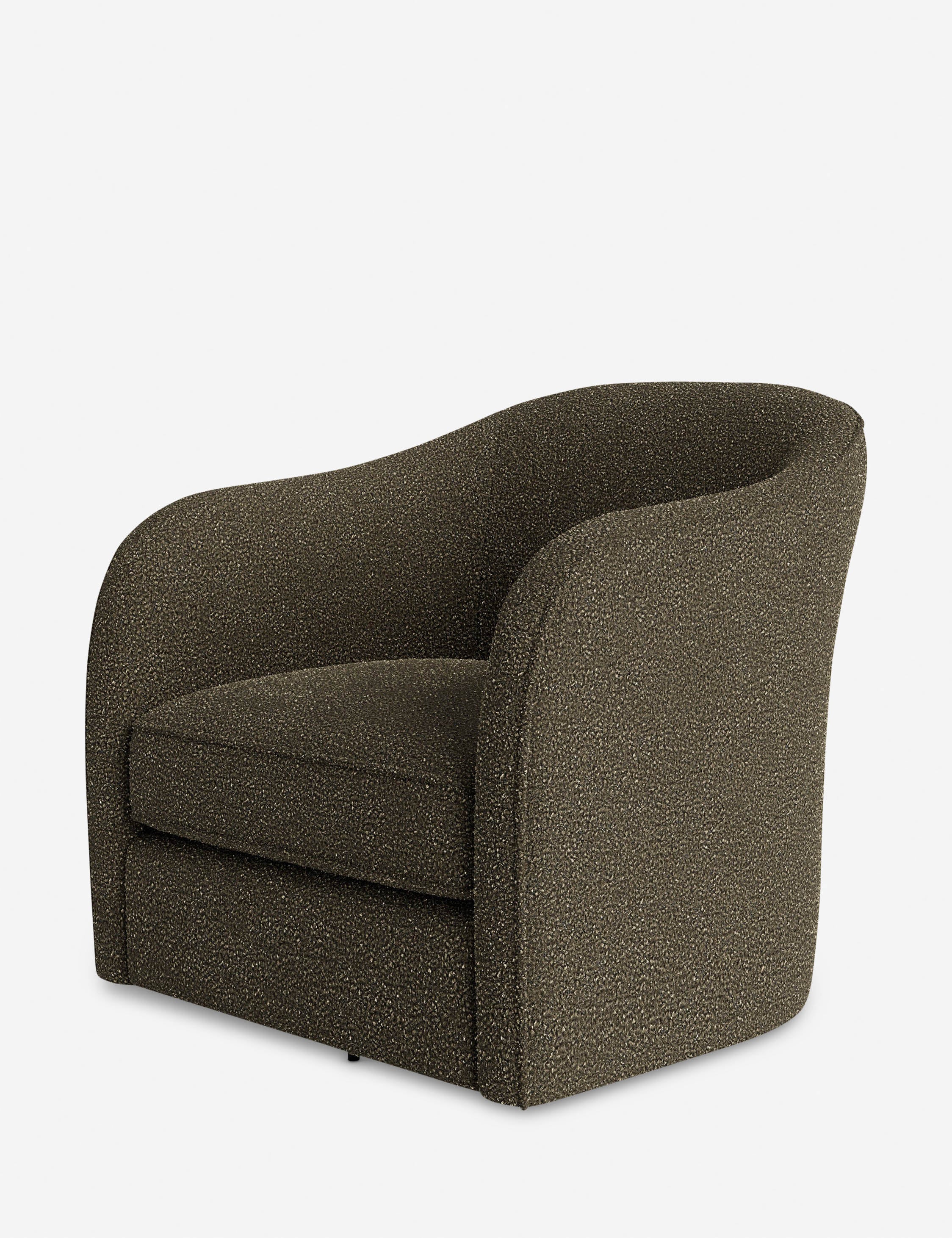 Modern Faro Swivel Chair by DISC Interiors - 360° Rotating Accent Chair for Living Room, Office & Lounge - Mid-Century Inspired Home Decor