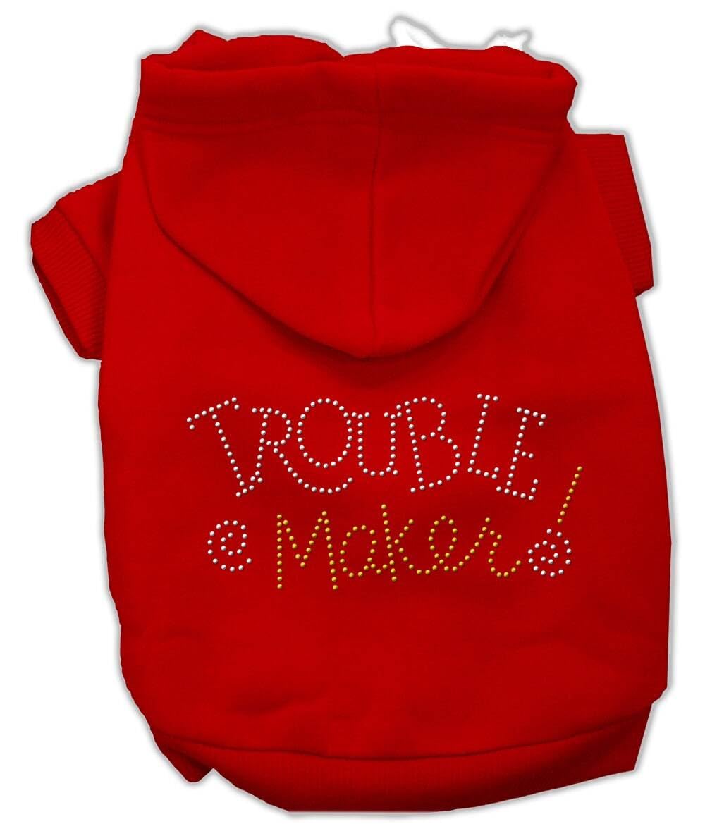 Sparkly Rhinestone Pet Hoodie for Small Dogs & Cats - 