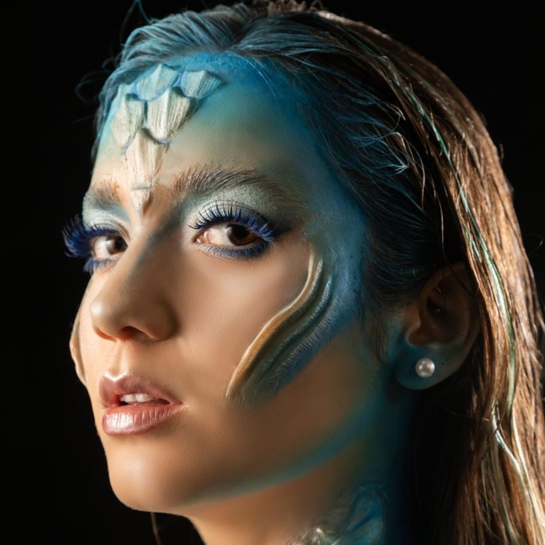 Mermaid Tail Swim Fin with Realistic Scales - Professional Grade Prosthetic Gills for Underwater Cosplay & Performance | Perfect for Mermaid Costumes, Pool Parties & Themed Events