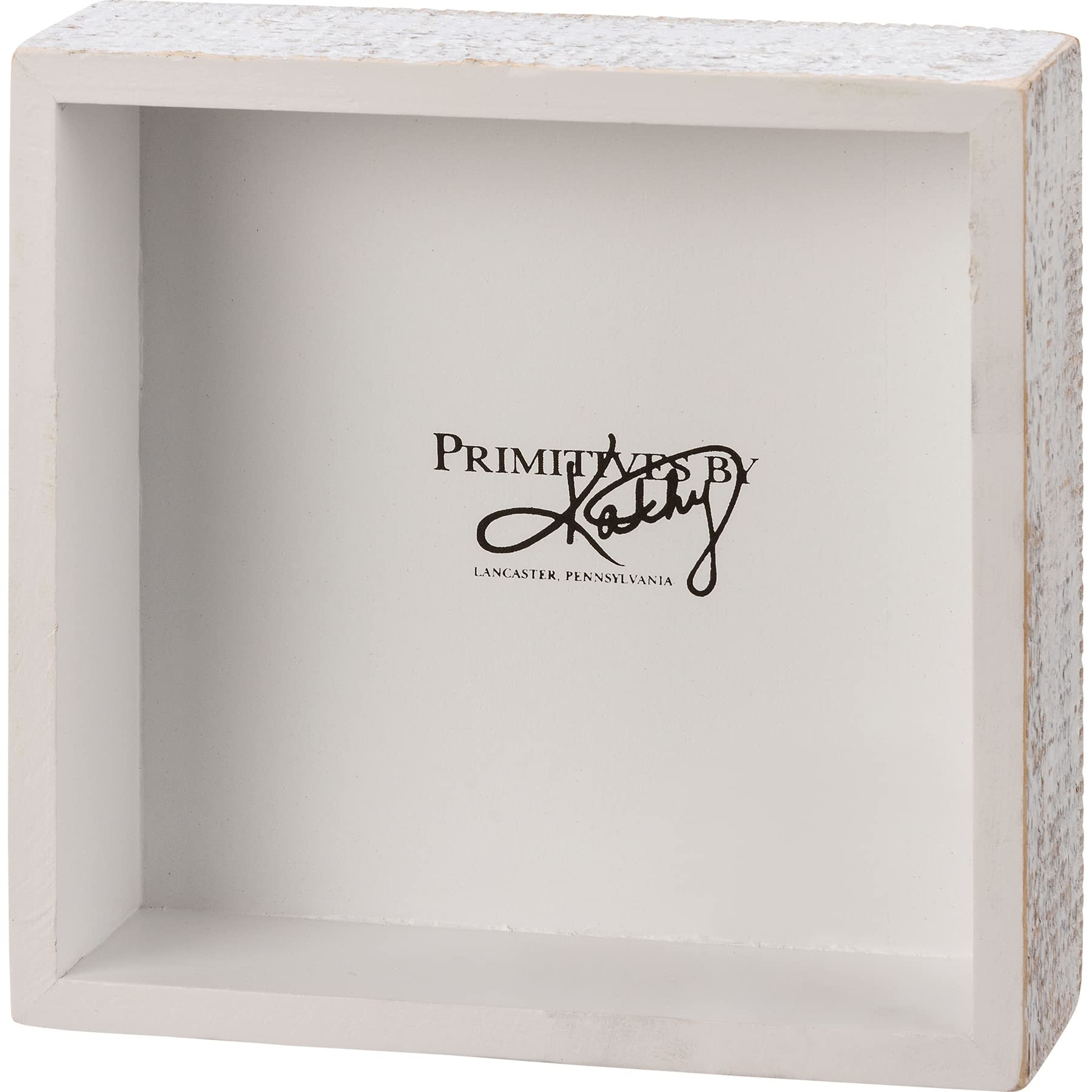 Primitives by Kathy 112496 Bee You Chalk Sign - 6-inch Square Wood & Paper Wall Decor - Perfect for Farmhouse Kitchens, Rustic Home Decor & Gift Giving